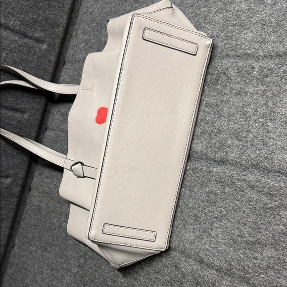 Nine West Grey Tote with Red Heart Accent - Picture 4 of 11